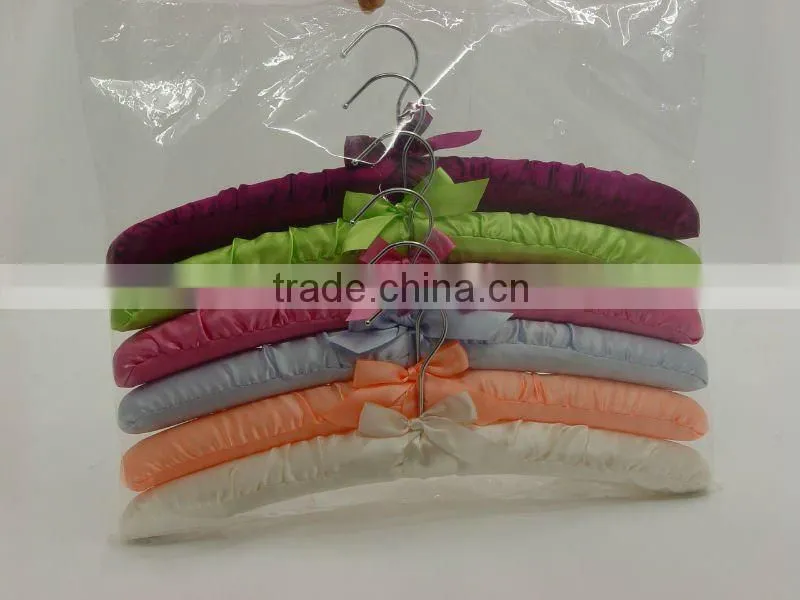 Various colors Satin Hangers