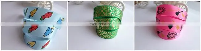 Wholesale Custom Print Satin Ribbon, Printed Grosgrain Ribbon