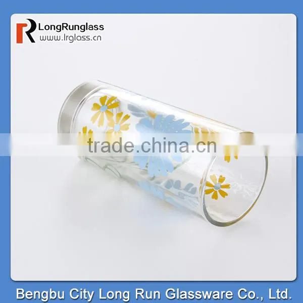 LongRun Bengbu 240ml colour frosted drinking glass tea cup