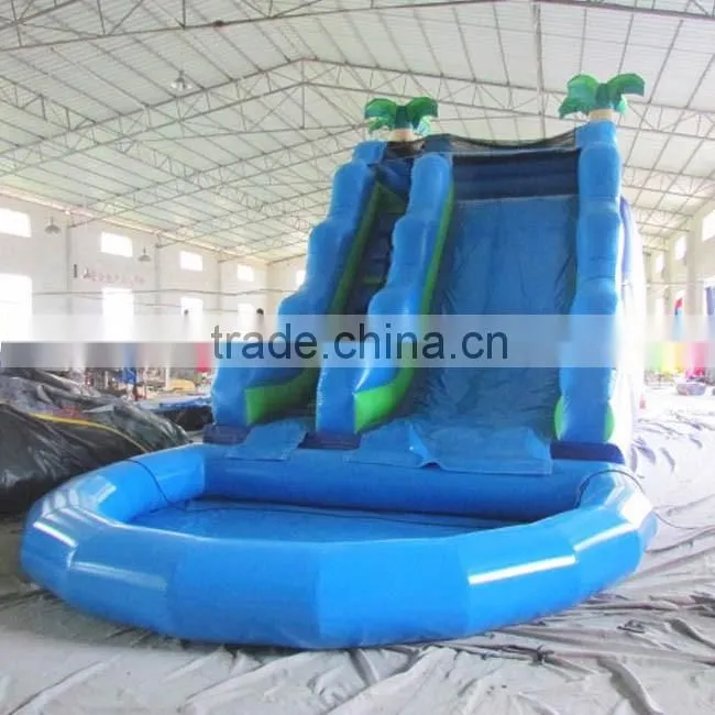 Giant inflatable water slide for sale/giant inflatable pool slide for adult
