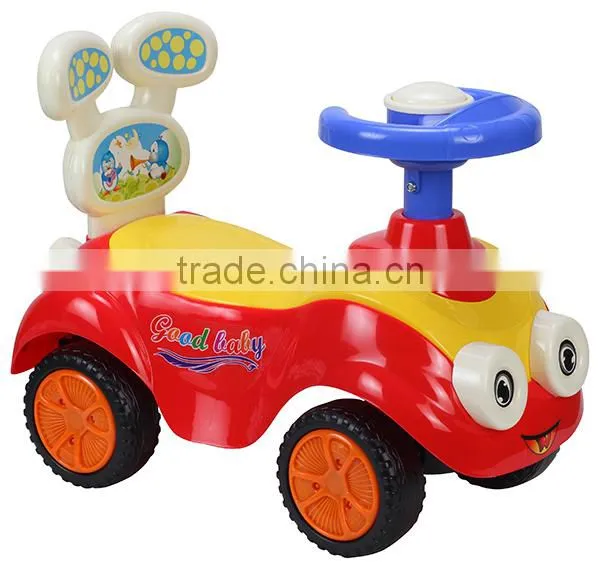 New Hot sale new 4 wheels kids plastic car slide scooter carrier ride on car Q01-1
