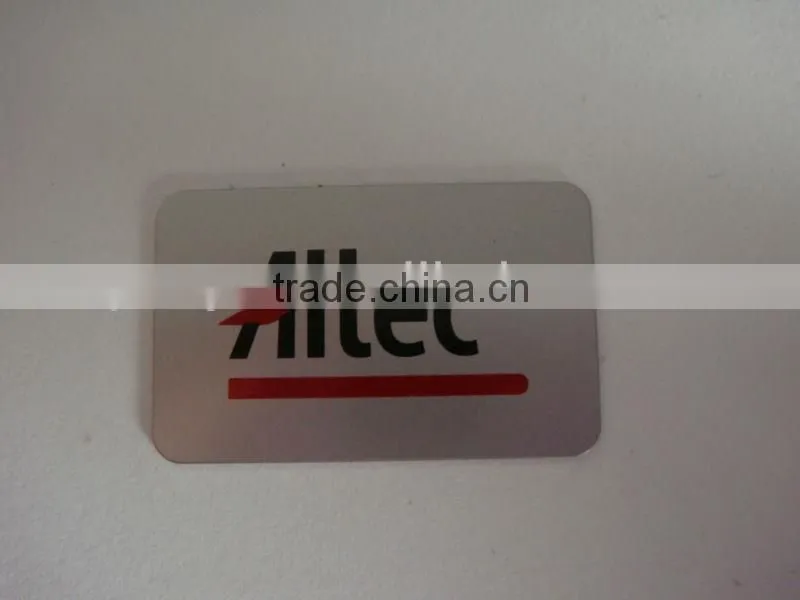 Metal sticker/adhesive sticker/sticker label