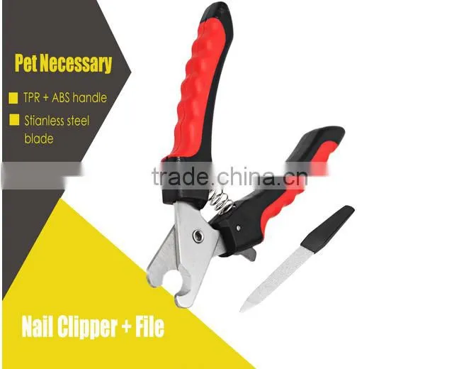 Pet Nail Clipper / File Dog Cat Bird Toenail Pruning Tool Set / Pet Nail Clippers with Rasp