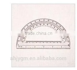 Transparent 180 Degree 10CM Plastic Protractor Rulers
