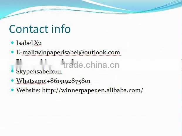 gum paper sticker with low price