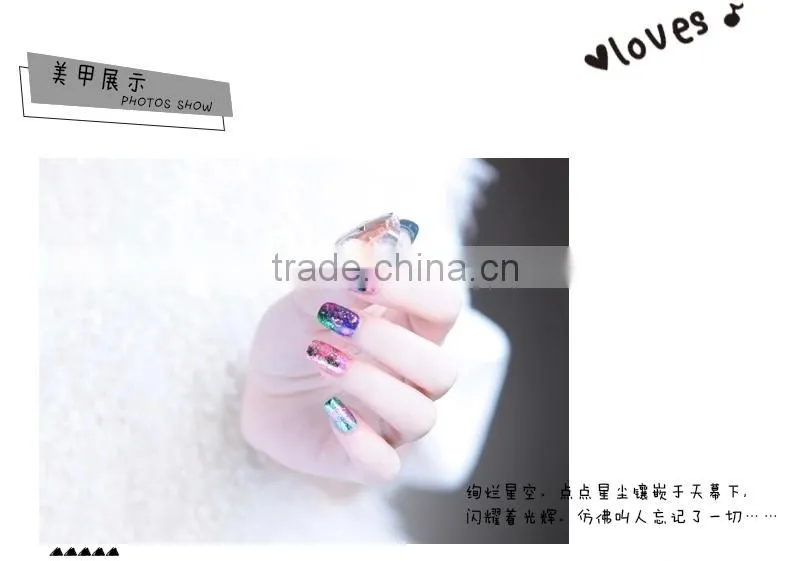 New Nail Art Transfer Foil Sticker for Nail Tips Decoration