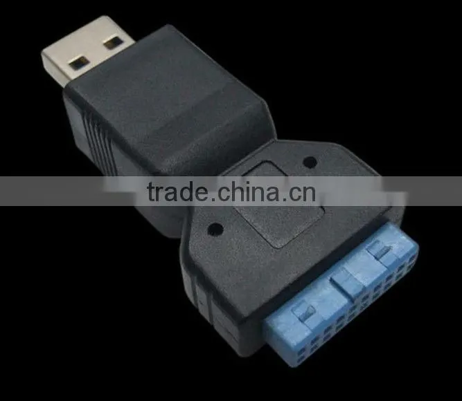 Panel mount Dual Double USB to Housing