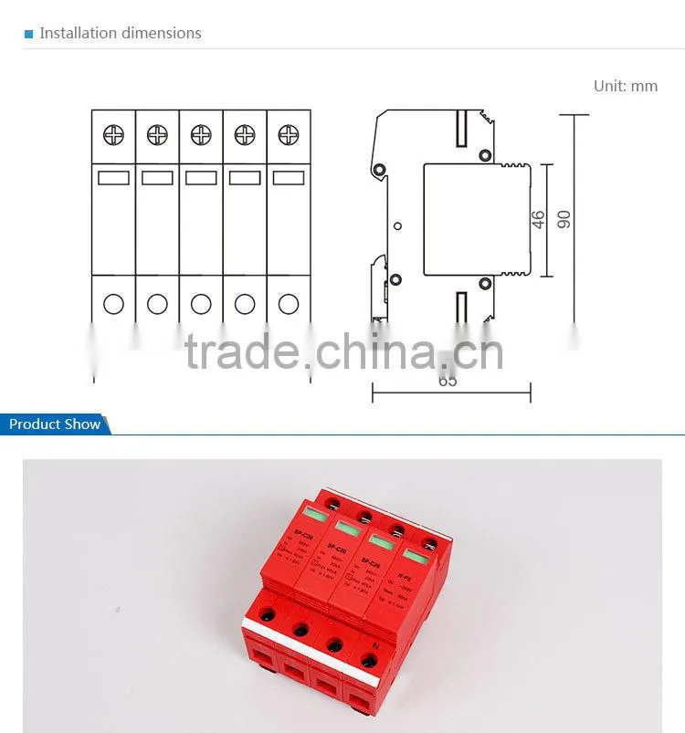 Poe Surge Protector Electric Fence Lightning Arrestor