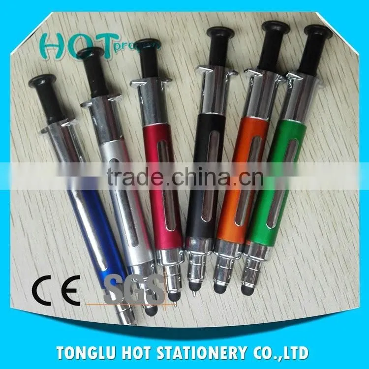 Highlighter and ball pen and stylus 3 in 1 New product multi funtion pen