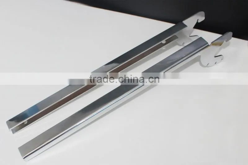 Metal bracket for support glass shelf