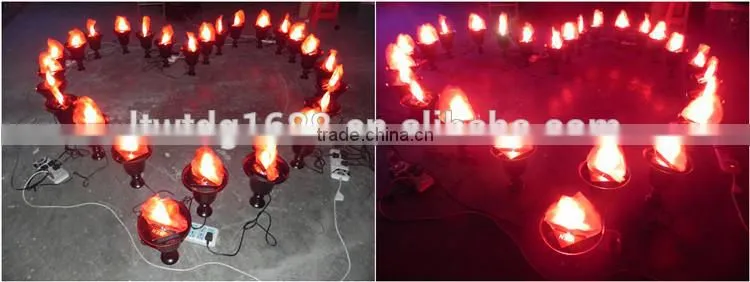 Foshan YiLin 45W Artificial Silk Fake Fire Flame Led Lamps