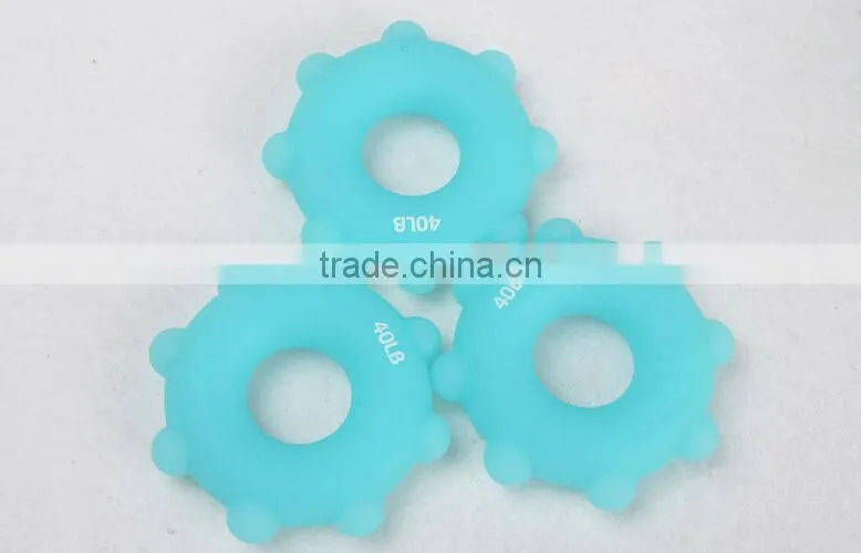Newest Wholesale High Quality Exercise Equipment Colorful Eco-friendly Silicone Massage Gripping Ring