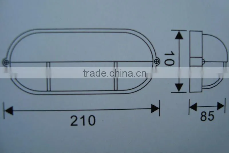 RH-816A elliptic waterproof light fixture