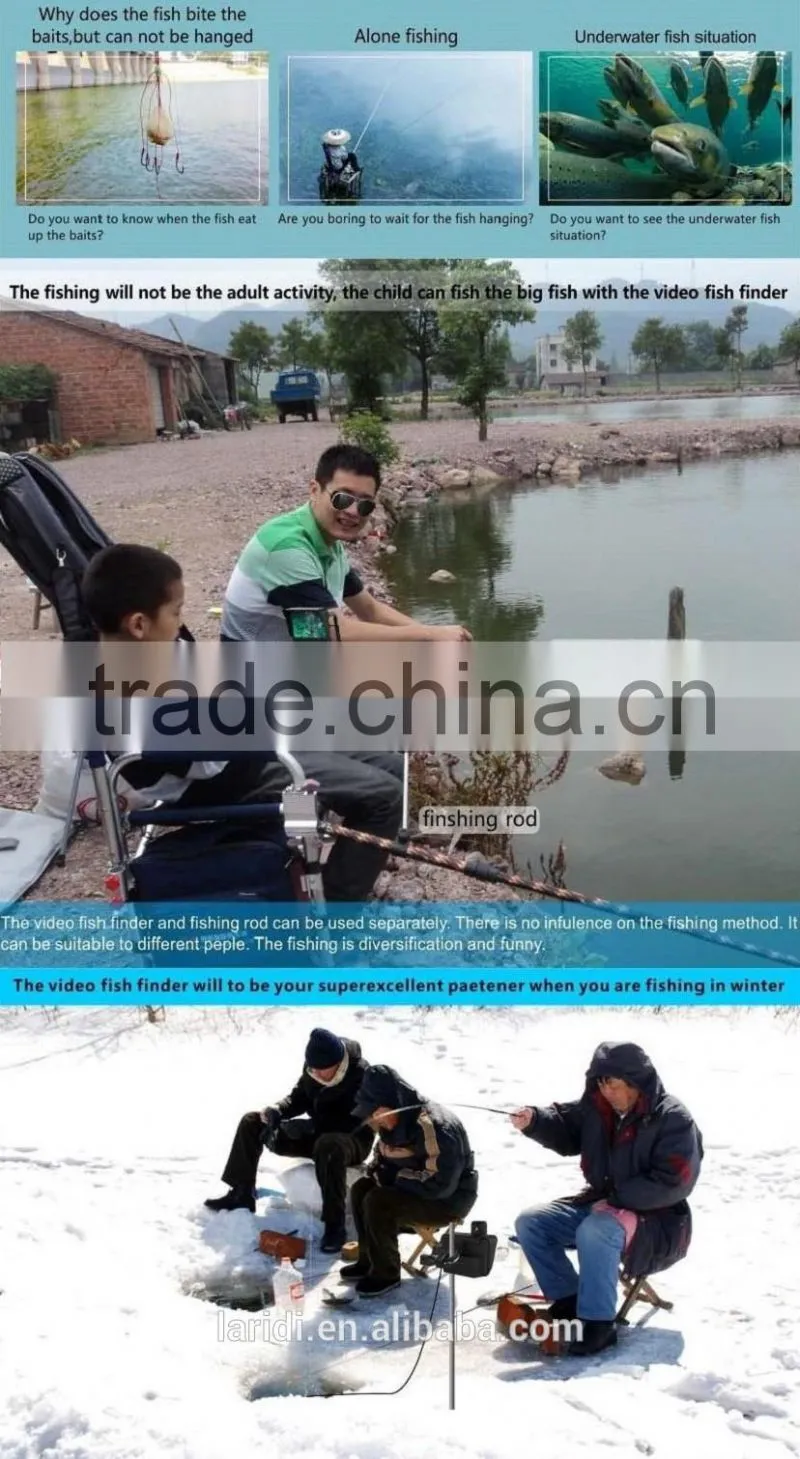 2016 New product Fish finder X3 4.3 inch monitor underwater IP7 video camera Vision fishing equipment