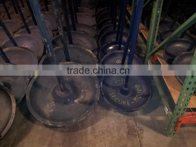 PE Plastic Coated Csting Mushroom Anchor