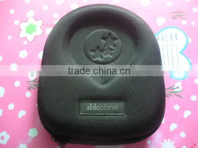 Embossed EVA molded Headphone bag and eva moulded headphone bags