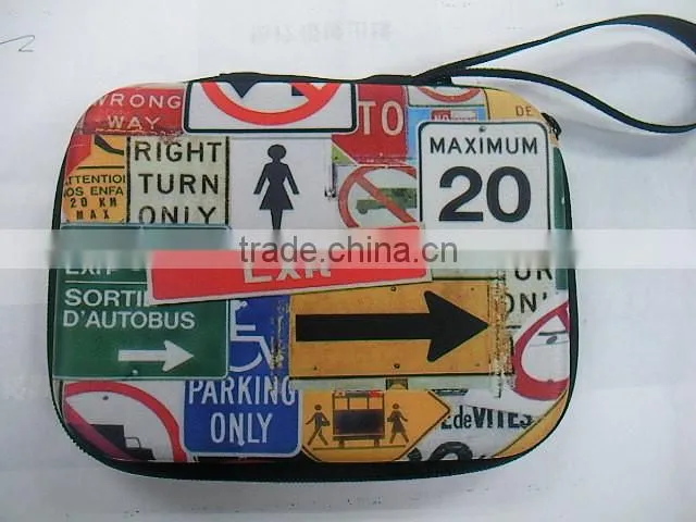 GC-Jersey fabric nylon zipper closure portable cable eva package