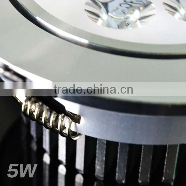 5W Aluminum LED Einbauspot quadratisch 3000K