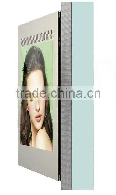 55 inch street lamp outdoor digital signage advertisement player
