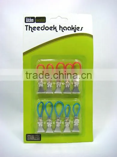 Promotional 10pc Towel Pins/washcloth clips/Handtuch clips