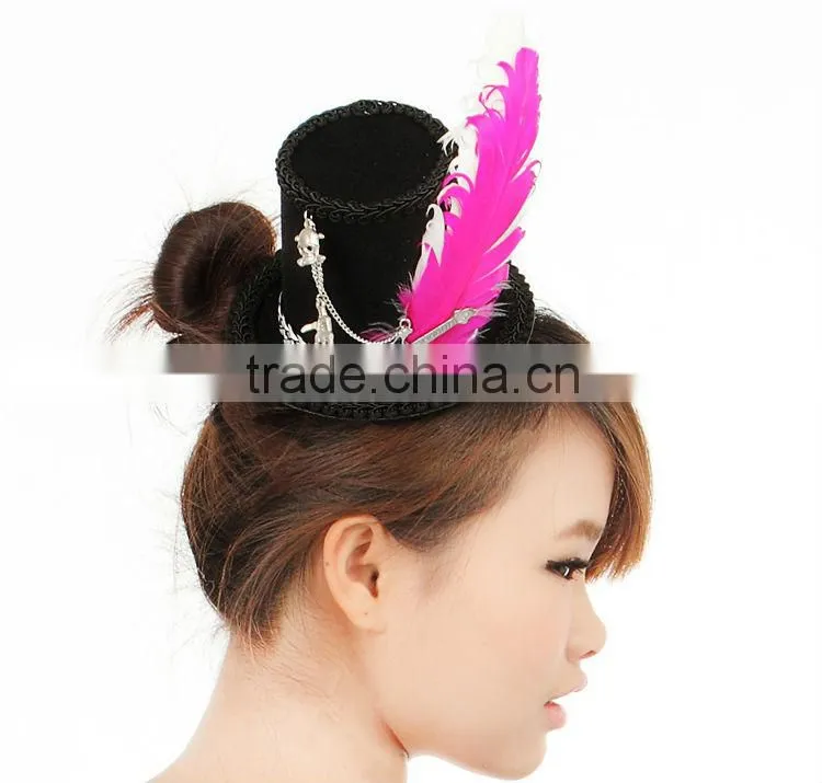 MYLOVE halloween costume feather hat wholesale MLGM054