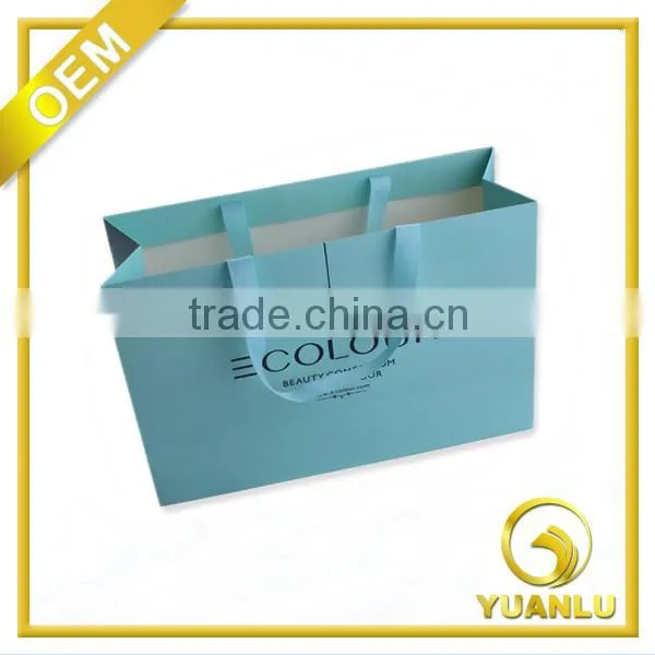 Custom fashion gift paper bag for garment