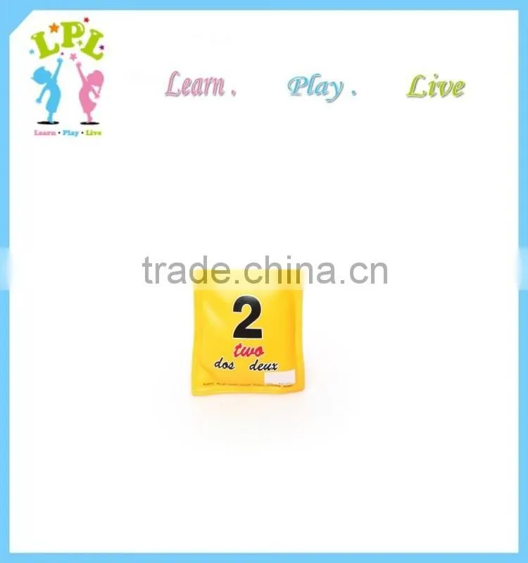 Customized logo printing rectangle hacky sack, best toy for kid game