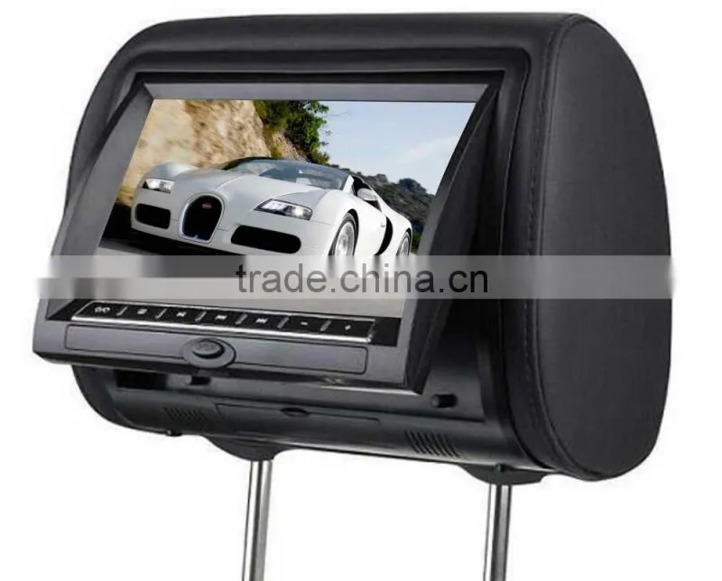 7" inch Headrest DVD Monitor Supporting DVD-R,SVCD,VCD,CD,CD-RW,MP3,MPEG4(DVIX)