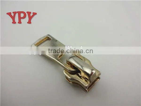 5# silver metal zipper puller
