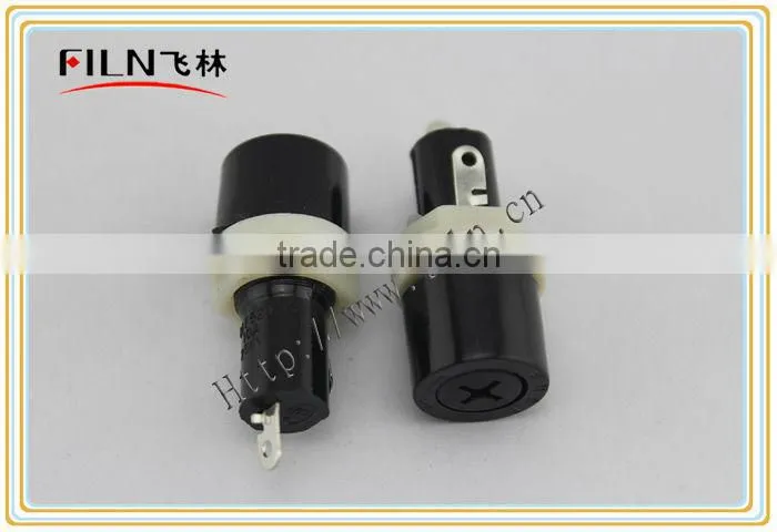 auto black fuse holder for 5x20mm fuse 250VAC/10A
