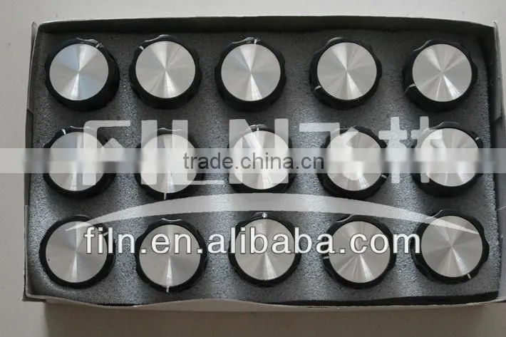 unique shift metal hand painted ceramic knob 6.3mm