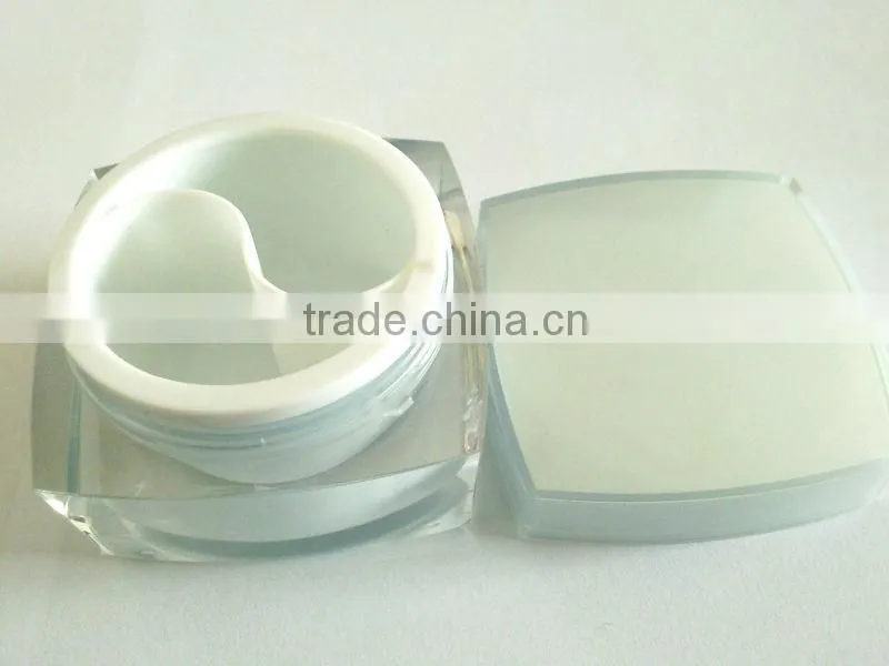 classic round shape cream jar