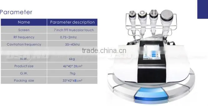 rf radio frequency machine & ultrasonic cavitation machine & rf cavitation machine with rf frequency range LM-VR100 hone use
