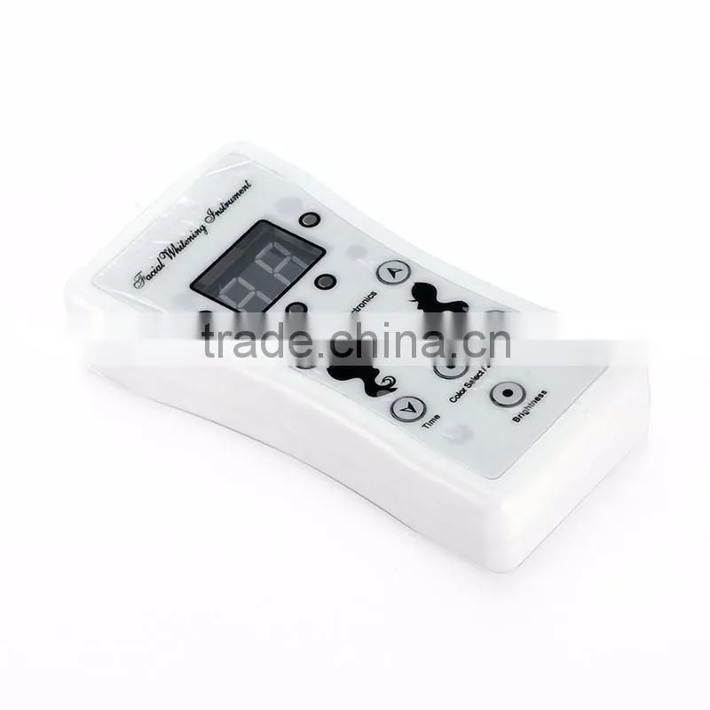 CE certificated 7 color LED wrinkle removal acne treatmen Facial Mask microcurrent masks for Anti-aging skin rejuvenation