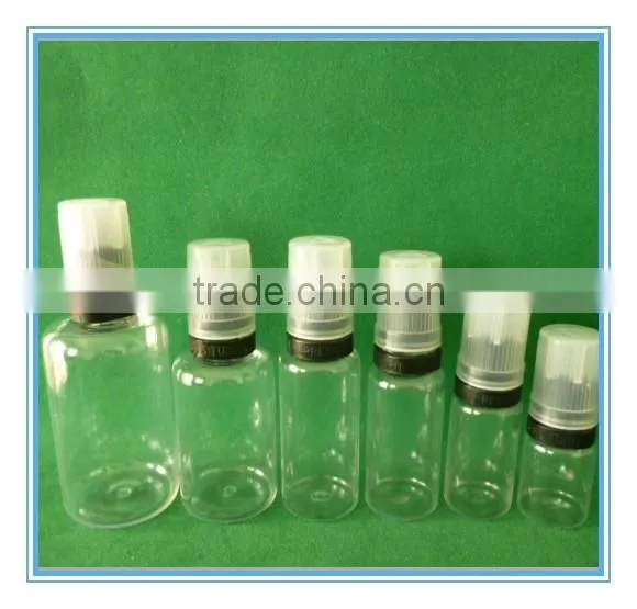 10ml plastic e-liquid dropper bottles with flat cap