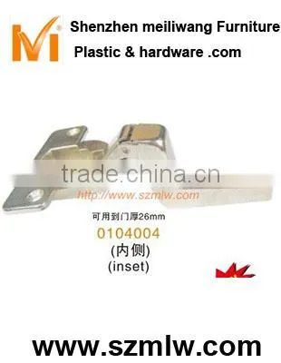 40mm thick door concealed inset hinge