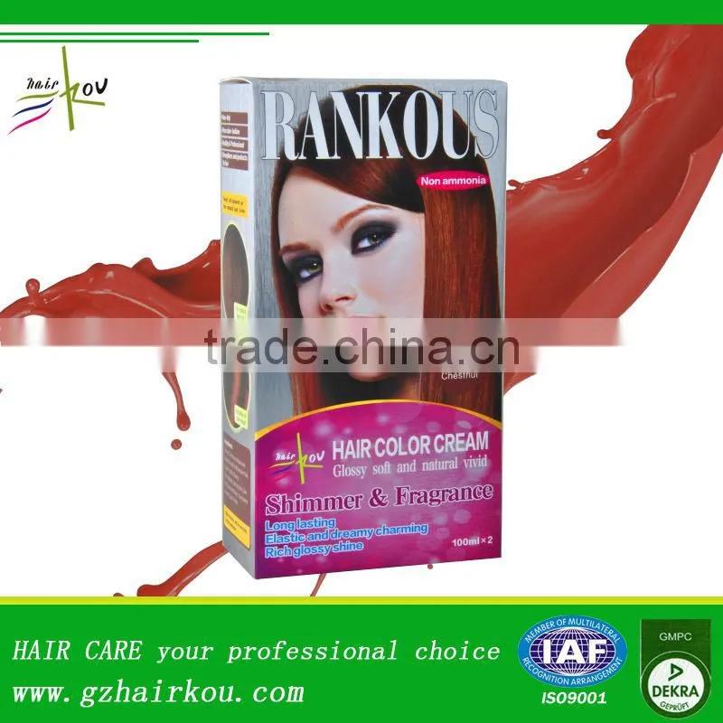 hair color cream no ammonia/no peroxide hair color dye