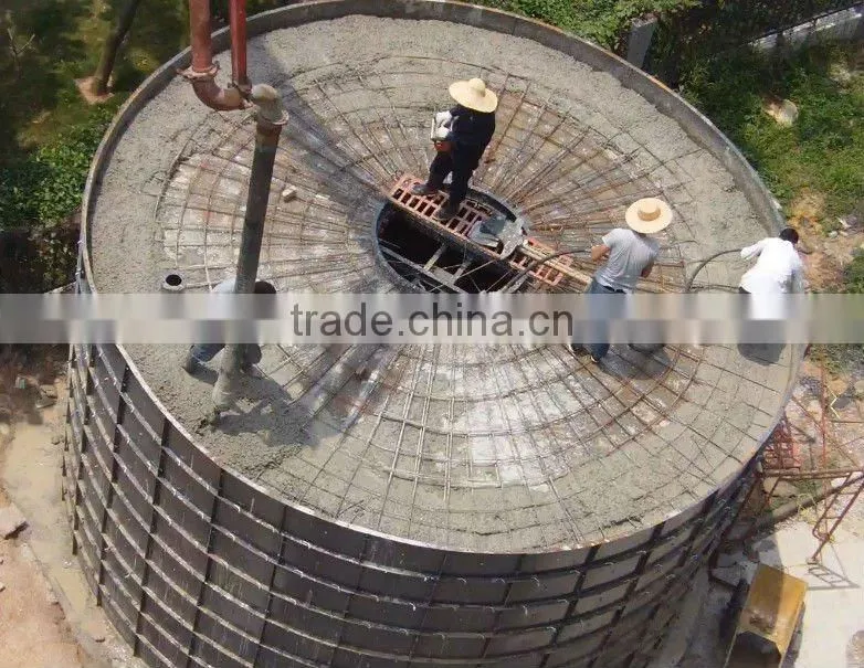 cow dung biogas power plant