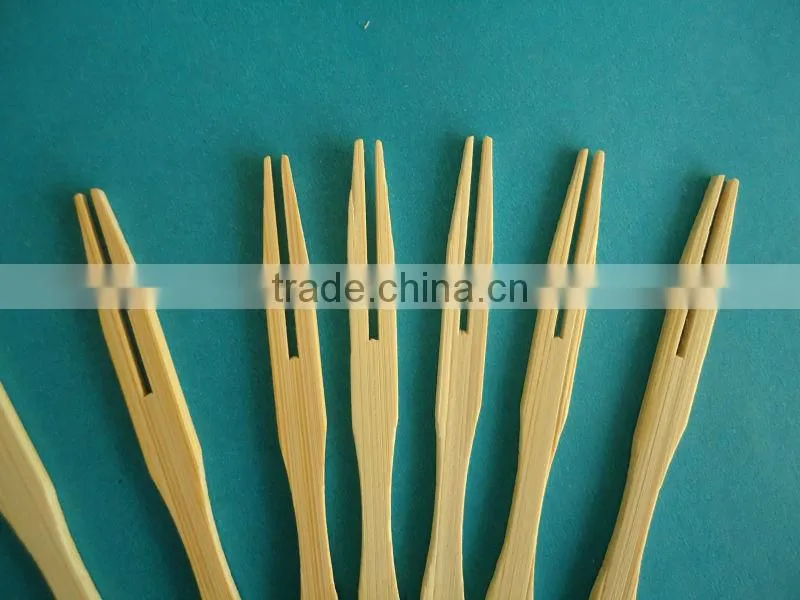 High Quality Party Bamboo Fruit Fork