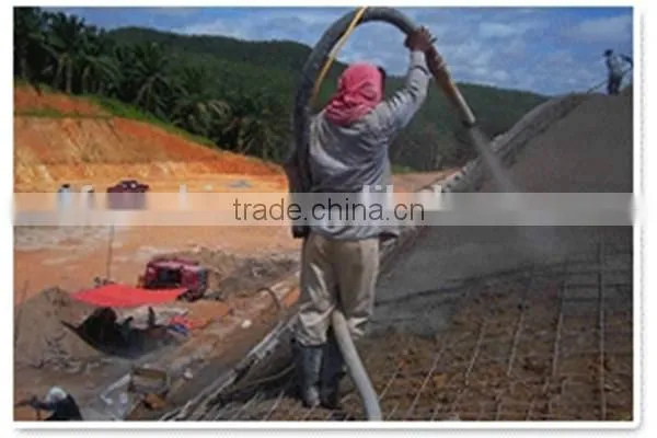 High efficiency concrete spraying machine for sale/wet concrete spraying machine/concrete pump and spray machine