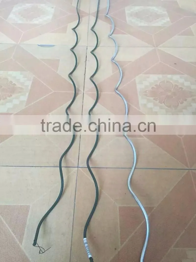 galvanized Tomato Spiral Wire Total length 1.7M/ rough surface tomato shelves/ smooth surface garden support wire