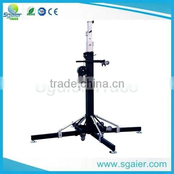 Sgaier 2016 heavy duty 2m~6m line array lifting crank stand tower wholesale