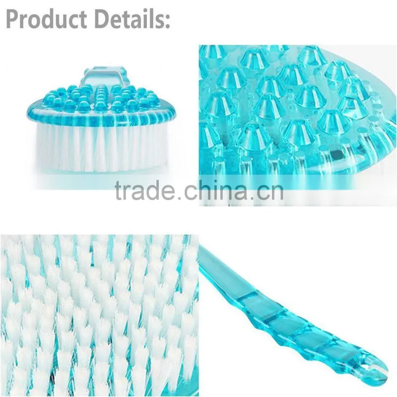 Body Brush Massage Bath Shower Back Spa Scrubber