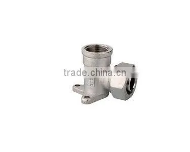Male straight union compression fitting connector for PEX-AL-PEX bras fitting coupling for plumbing