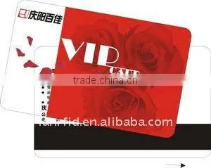 Sunlanrfid glossy magnetic stripe cards,matte printed cards