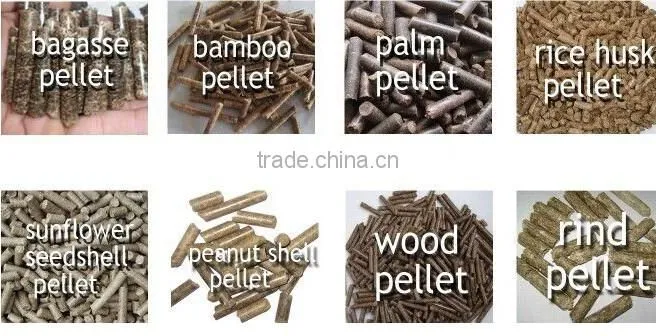 Agricultural wastes material palm fiber/palm shell/ groundnut shell pellet machine with high calorific value
