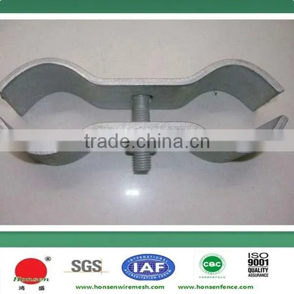Galvanized chain link temporary fence