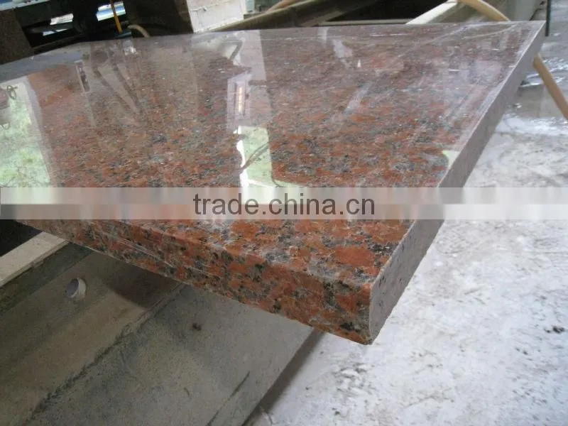 Yellow stone G682 granite stairs--bullnose