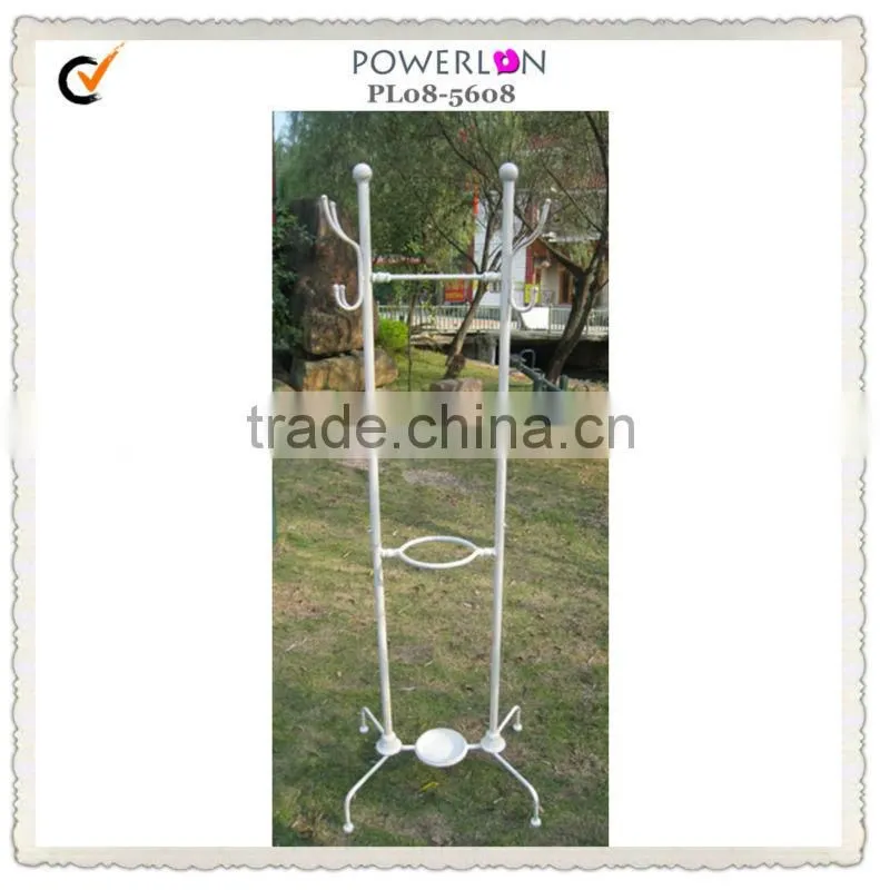 Antique portable metal nitori hat rack stand
