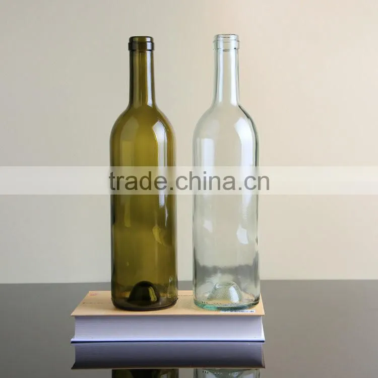 The newest style Screw cap/ Cork Best selling empty wine bottles for sale